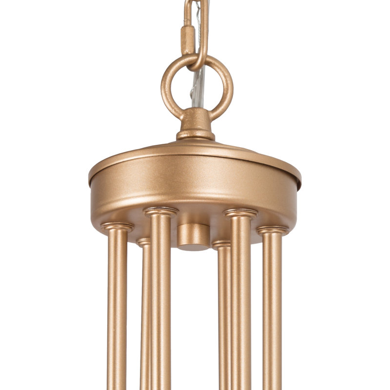 Lustre de salon doré à 6 lumières Arnita certifié UL