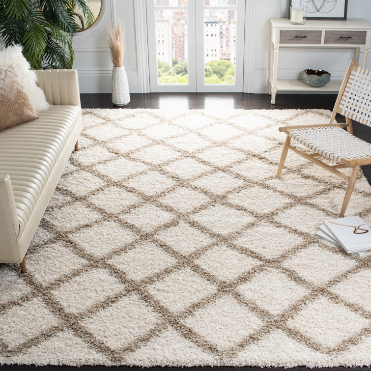 Arsheq Shag Performance Geometric Rug