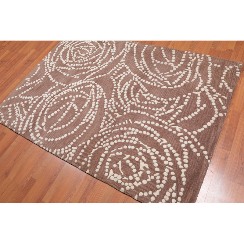 Wool Abstract Indoor Rug