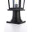 Jamila 7 Inch Outdoor Post Light in Black