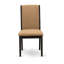 Chaises de salle à manger Lancy Parson - ensemble de 2 chaises rembourrées en lin sable clair-1020899626-1020899627