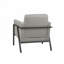 Chaise rembourrée en polyester avec 4 pieds