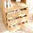 71" H X 70.9" W Bookcase Cabinet With Open Shelves, Modern Bookshelf With 3 Large Drawers (B+2C)