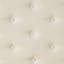 Tête de lit simple rembourrée en bois massif avec pieds en métal, capitonnage à hauteur réglable Garniture cloutée, tissu semblable au lin pour chambre à coucher