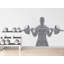 Décalcomanie murale pour homme Bodybuilder in Gym Power fitness Femmes Squat Decor Workout Art Vinyle Autocollants muraux Chambre à coucher-1901291111-1901291130