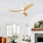 52"  Ceiling Fan With Dimmable LED Light Remote Control