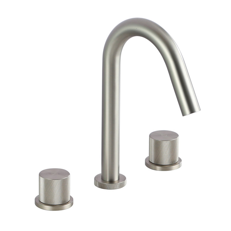 Herathena Widespread 2-handle Bathroom Faucet, Brushed Nickel