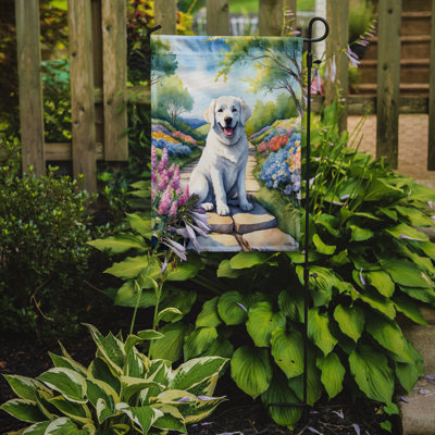 Drapeau de jardin en polyester à double face H 15,5 po x l 11,25 po Fryda