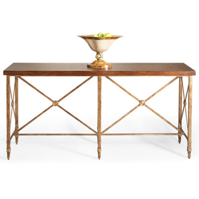 Overland 78'' Solid Wood Top Console Table