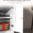 Sideboard Buffet With 2 Drawers, Storage Cabinets, 4 Doors, Adjustable Shelves, White, Wood Grain Top Cabinets And