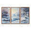Winter River Window View II - Winter Landscape, art mural-745974311-754818122