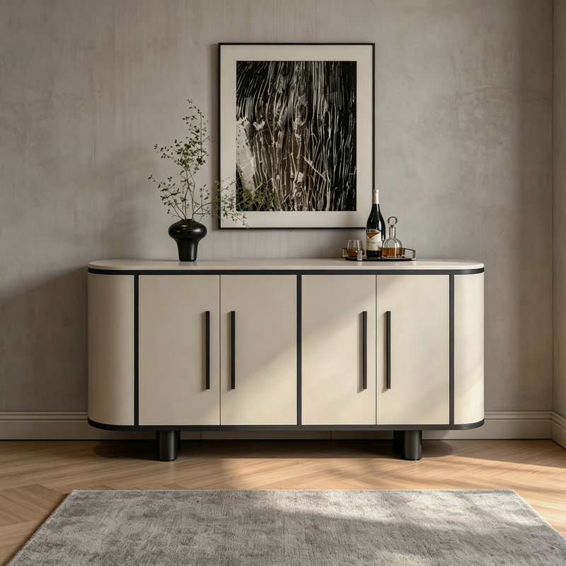 Buffet simple et moderne de style italien