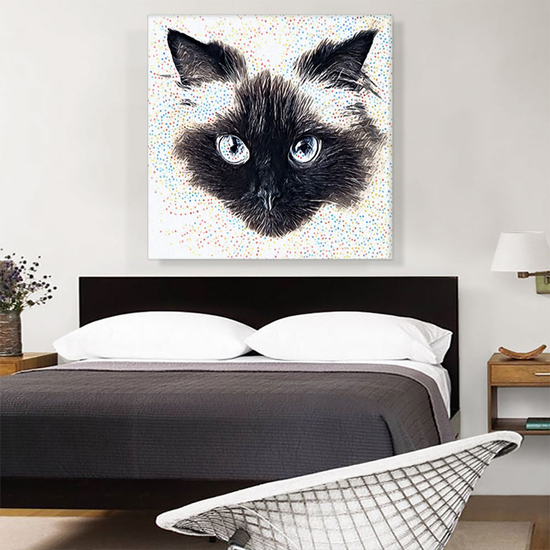 Reproduction de peinture sur toile tendue Himalayan, H 36 po x l 36 po x 1,5 po
