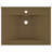 vidaXL Luxury Basin with Faucet Hole Matt 23.6x18.1" Ceramic-571350925