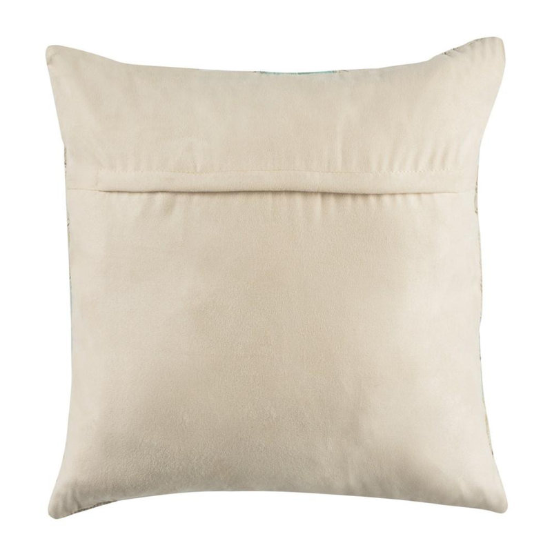 Geometric Cowhide Throw Pillow