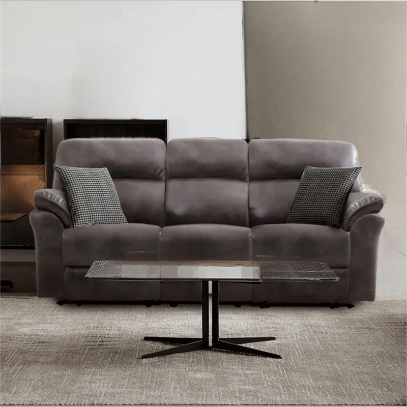 88" Upholstered Manual Reclining Sofa