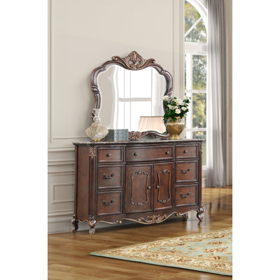 Commode 7 tiroirs avec miroir Constantine