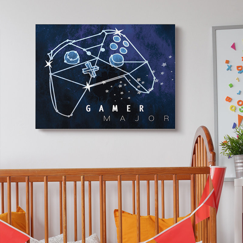 Gamer, Toile tendue, H 30 po x l 40 po x 1,5 po