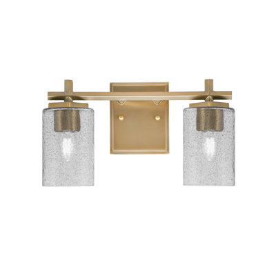 Bar pour salle de bain Finola illustré avec verre fumé