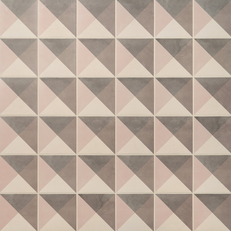 Cement Deco Mist Gray and Pink
