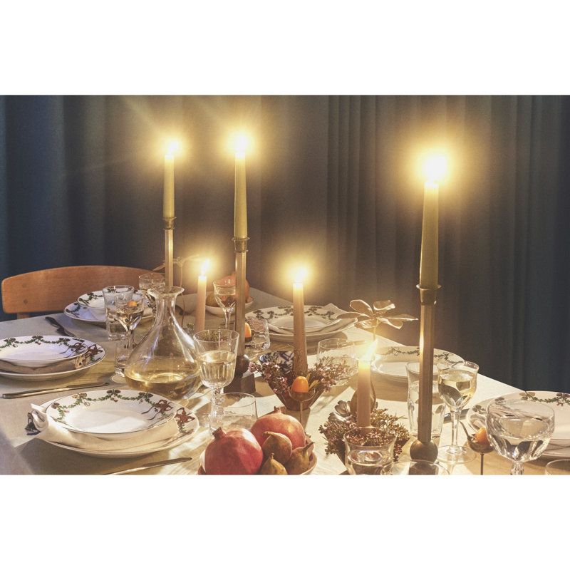 Royal Copenhagen Star Fluted Christmas Accent Platter