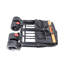 Chariot pliant de grande capacité avec chariot extensible et grande capacité (noir + orange)