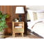 Stonefort 40cm W Solid Wood Bedside Table