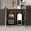 180.3Cm W L-Shaped Executive Desk with Cabinet