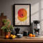 Figure Among Circles Minimalist - Framed Print-1939030220-1939030222