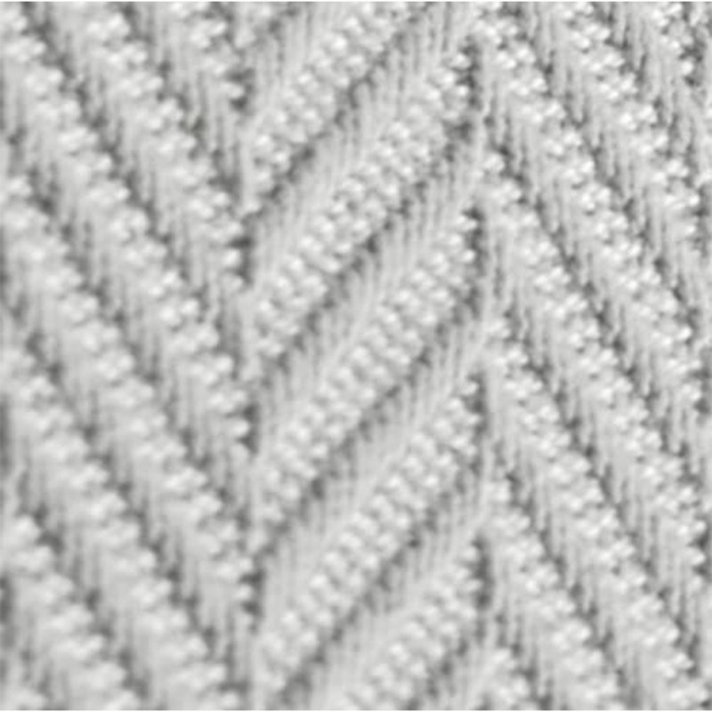 Couverture 100% coton à chevrons Threadmill, King (106" x 92"), Light Grey
