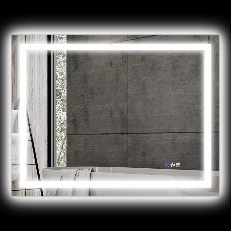 Miroir de salle de bain à DEL avancé avec fonctions multiples pour un toilettage idéal