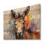 Abstrait âne abstrait - impression sur bois-692148506