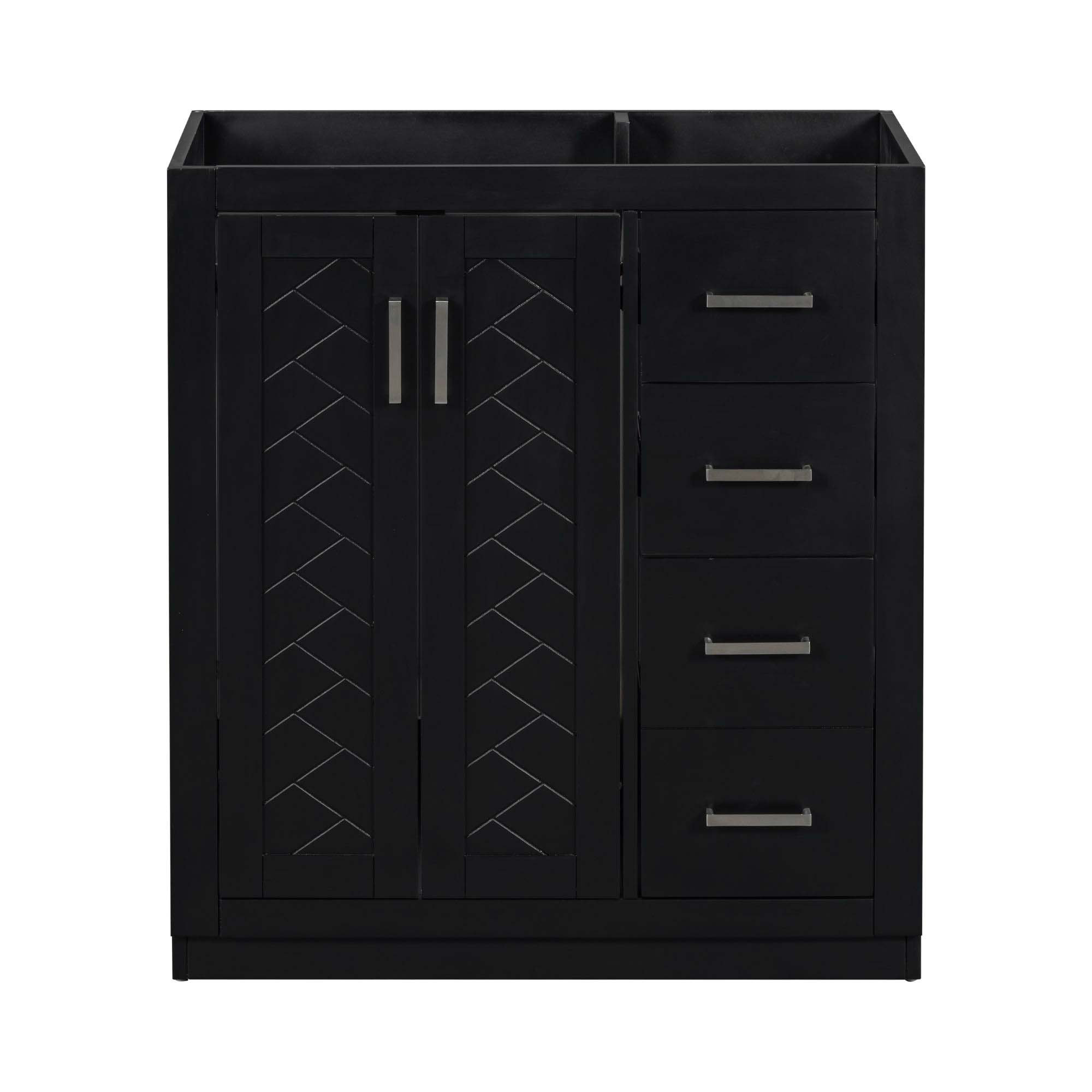 Impact Outdoor Bathroom Storage Vanity Base With 3 Drawers & Soft ...