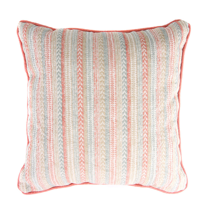 18" x 18" Indoor Throw Pillow, Ellyn Coral
