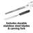 Hamilton Beach® Electric Knife Set with Fork and Case