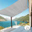 Homeya Outdoor Sun Shade Sail Uv Blocking Cover Canopy For Patio, 16X16Ft-100157410
