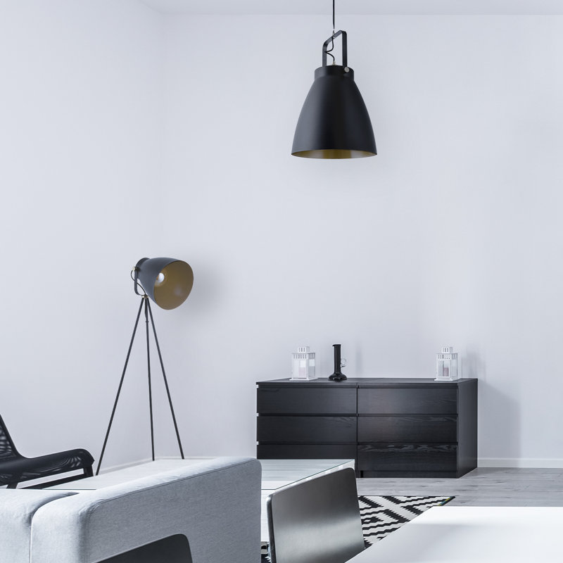 Iliana 1 - Light Single Pendant, Black/Bronze