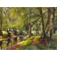 A Summer Day In The Forest by Peder Mørk Mønsted - Wrapped Canvas Print-755906262