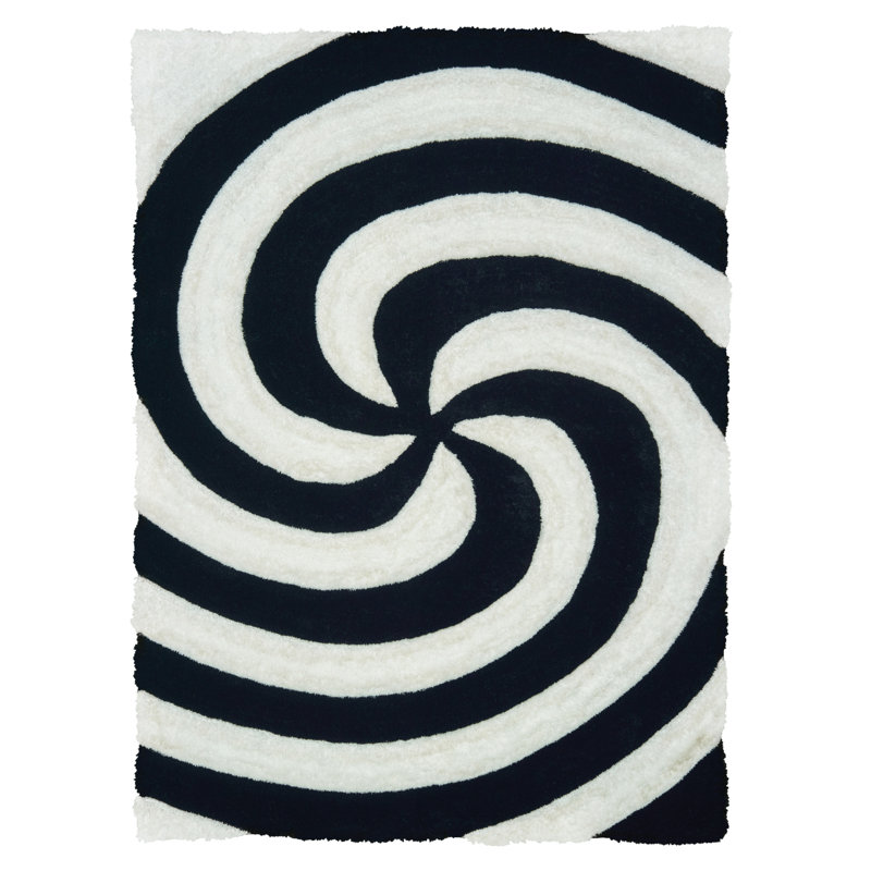 Fitts Abstract Indoor Rug, Rectangle 1'10" x 3'