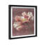 Merlot Blush Blossom I Shadowbox Floral & Botanical Print by Oliver Gal, Black Frame, 16 x 20-280999316-280999343