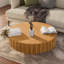 Table basse ronde 35 po fabriquée à la main en bois massif-1739896300-1732708690