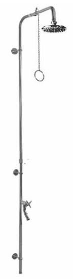 Stainless Steel Wall Mounted Outdoor Shower