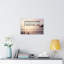 Art inspirant, impression sur toile, art mural