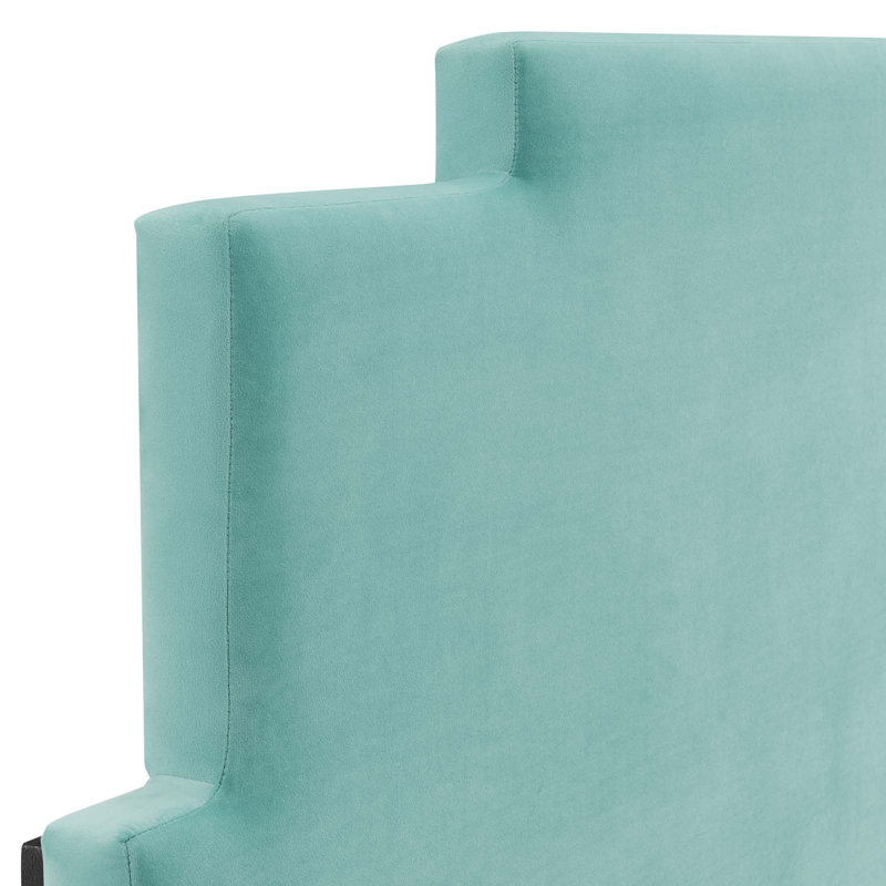 Modway Kasia Performance Velvet Headboard, Mint, Queen