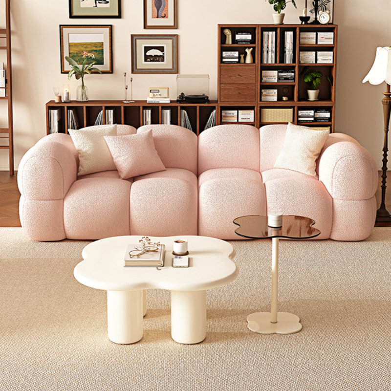 French Simple Cream Style Sofa