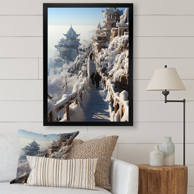 Hicking Winter Mountain Track I - Winter Mountains Wall Art Decor -  Loon Peak®, B74A68AE545441638B99741A52E84B6F