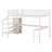 Loft Bed With L-Shaped Desk And USB,Wardrobe,Shelf,And LED
