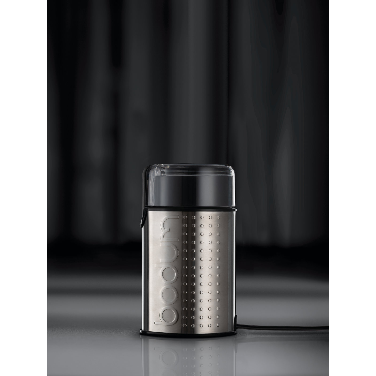 Bistro Electric Blade Coffee Grinder, Chrome