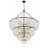 Jacquelynn 24 - Light Steel Dimmable Tiered Chandelier-83842451