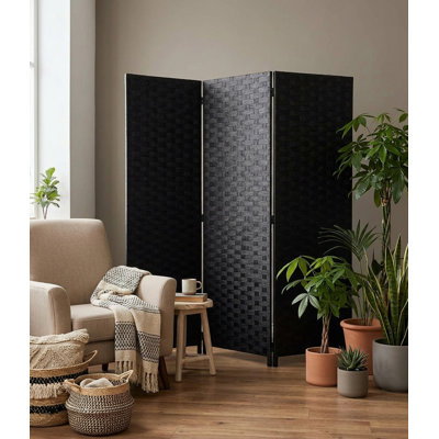 Cloison pliante en bambou / rotin 68,5 po Cecilia